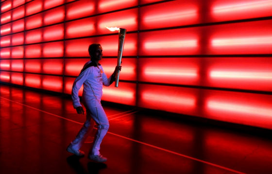 Image: Day 39 - The Olympic Torch Continues Its Journey Around The UK